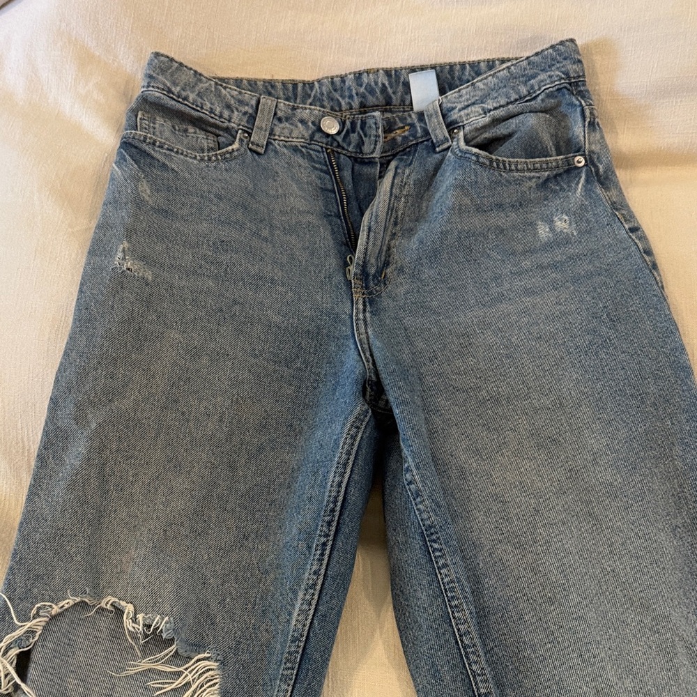 H&M High Rise Women Jeans - Blue